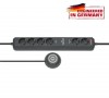 Удлинитель 1,5 м Brennenstuhl Eco-Line Comfort Switch Plus, 6 розеток, черный (1159560516)