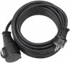 1167810 Удлинитель-переноска 10 м Brennenstuhl Extension Cable, 1 розетка, кабель черный, 3G1,5