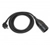 1161830030 Brennenstuhl удлинитель-переноска Quality Plastic Extension Cable 5м., 1 роз.,черный