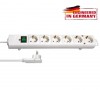 1153320100 Удлинитель 2 м Brennenstuhl Comfort Line, 6 роз., белый